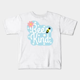 Bee Kind, with Flowers and a Little Bee Kids T-Shirt